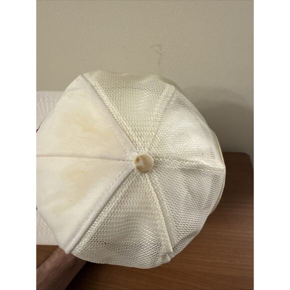 Vintage Pepsi Hat Cap Snapback White Trucker Cola USA America 80s 90s Embroider - Picture 5 of 12